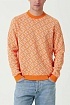 Мужской джемпер Fendi Jacquard FF - Orange
