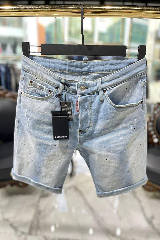 Мужские джинсовые шорты Dsquared2 Denim - Light Blue