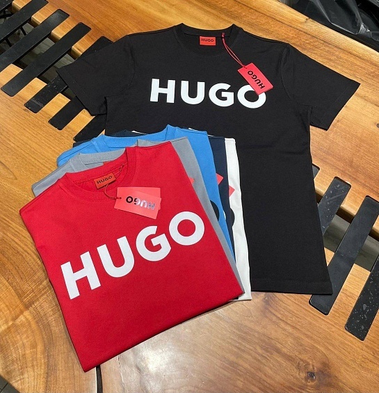 Мужская футболка Hugo Boss белого цвета