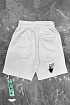 Мужские белые шорты Off-White "Boy bitten by a lizard"