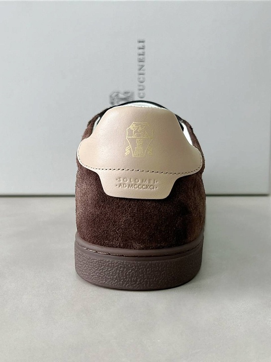 Мужские замшевые кроссовки Brunello Cucinelli Premium