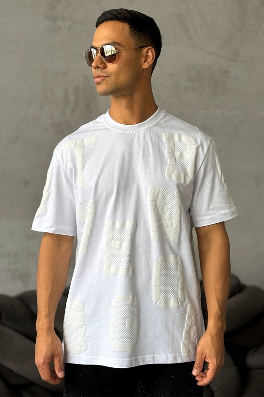 Белая оверсайз футболка Bottega Veneta