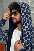 Двусторонняя кофта Gucci GG monogram - Navy