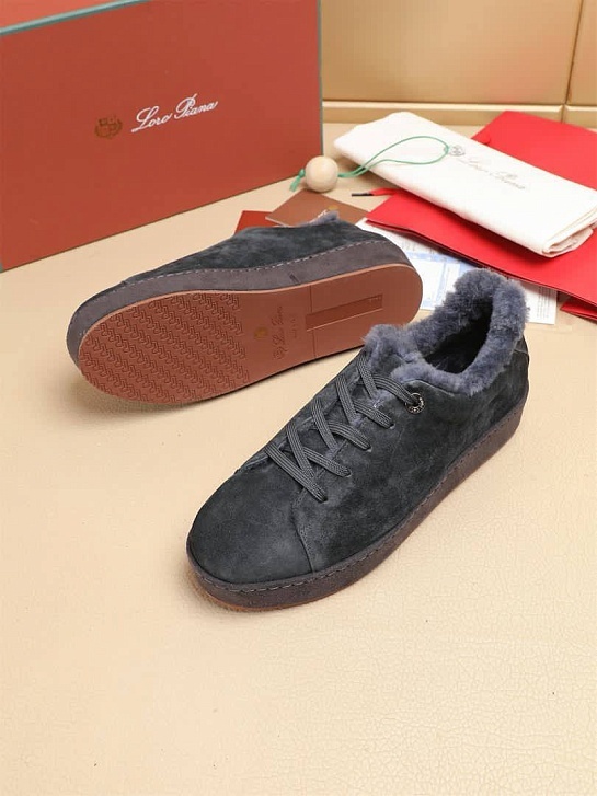 Зимние кроссовки с мехом Loro Piana