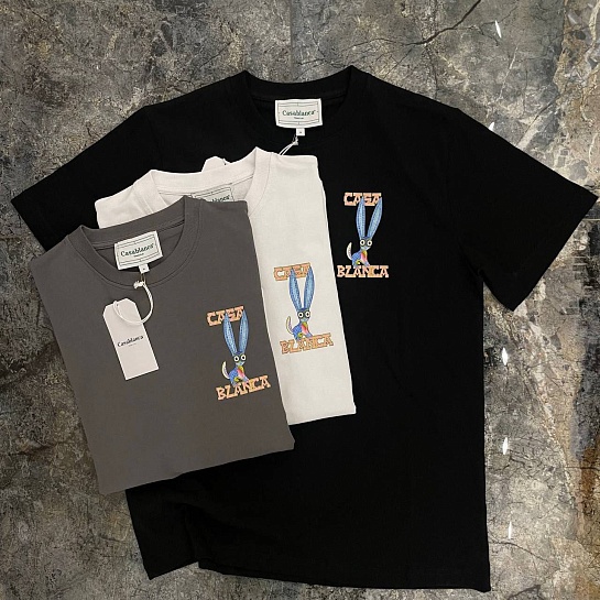 Чёрная футболка Casablanca Souvenir