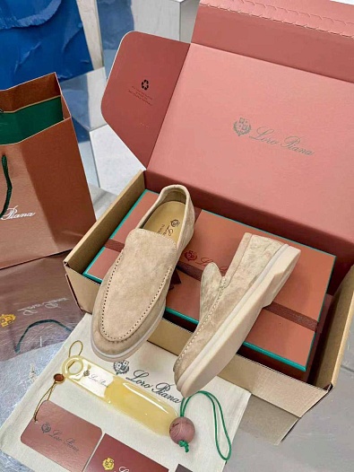 Женские заишевые лоферы Loro Piana Summer Walk premium   