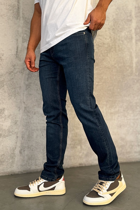 Мужские джинсы синего цвета Giorgio Armani regular fit