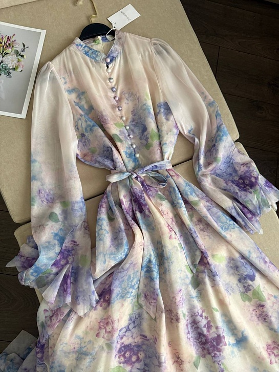 Женское платье с цветочным принтом Zimmermann premium