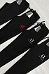 Чёрные спортивные штаны Armani Exchange black embroidery