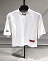 Белая футболка Heron Preston СТИЛЬ-logo cropped