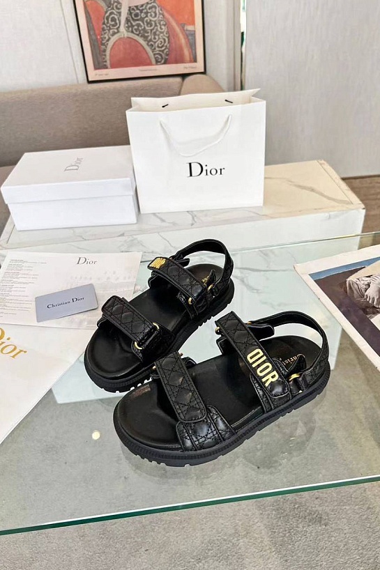 Женские сандалии Dior Dioract  - Black