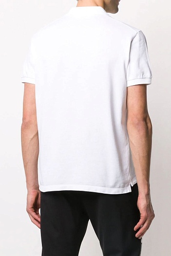 Мужское белое поло Dsquared2 ICON black-logo   