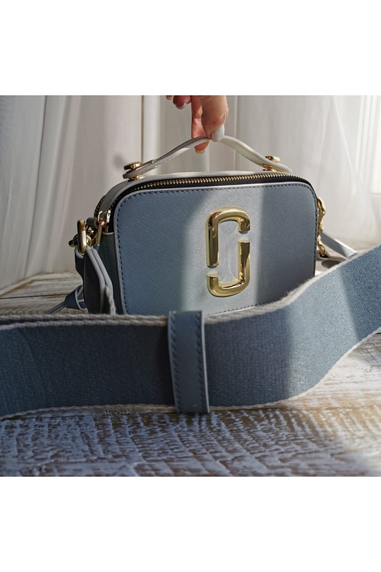 Кожаная сумка Marc Jacobs 19x11 см - Blue