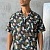 Мужская зелёная рубашка Dolce & Gabbana floral-print
