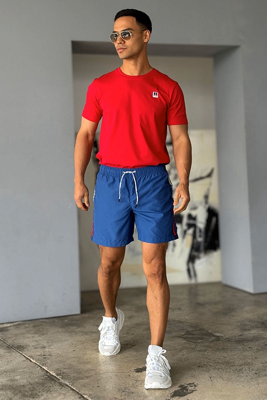 Шорты синего цвета Tommy Hilfiger taped logo