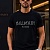 Чёрная оверсайз футболка Balmain Paris logo-print