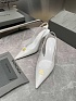 Женские кожаные туфли на каблуке Balenciaga premium
