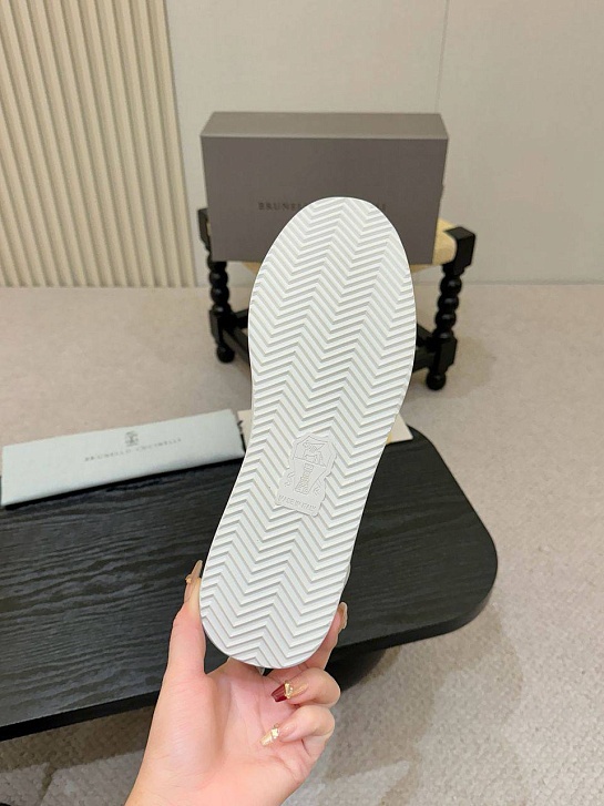 Мужские кроссовки Brunello Cucinelli low-top - White