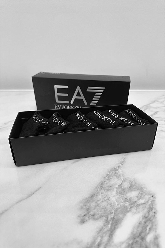 Набор чёрных носков Emporio Armani 7