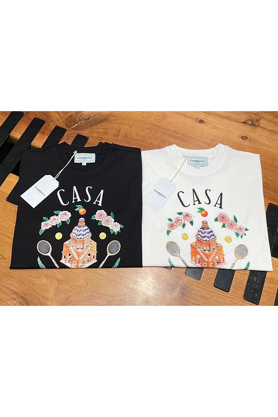 Белая футболка Casablanca Casa Way