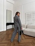 Женский классический костюм Schiaparelli premium - Grey