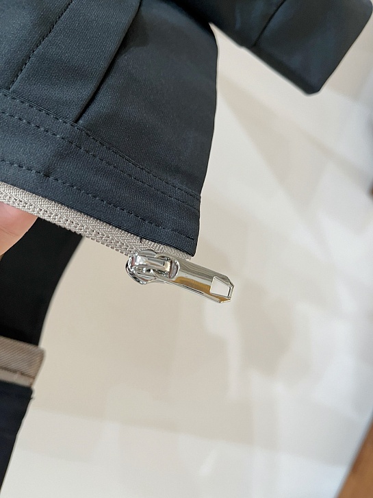 Мужская чёрная ветровка Zegna premium