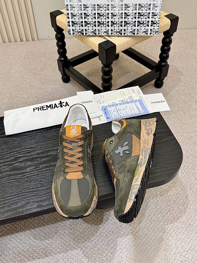 Мужские кроссовки Premiata Mase - Khaki   