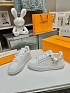 Женские кожаные кроссовки Louis Vuitton Time Out - White