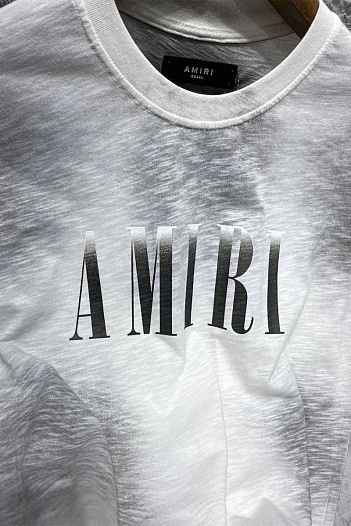 Серая оверсайз футболка Amiri   