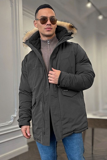 Утеплённая парка Canada Goose Langford - Grey   