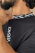 Чёрная мужская футболка Versace La Greca trim