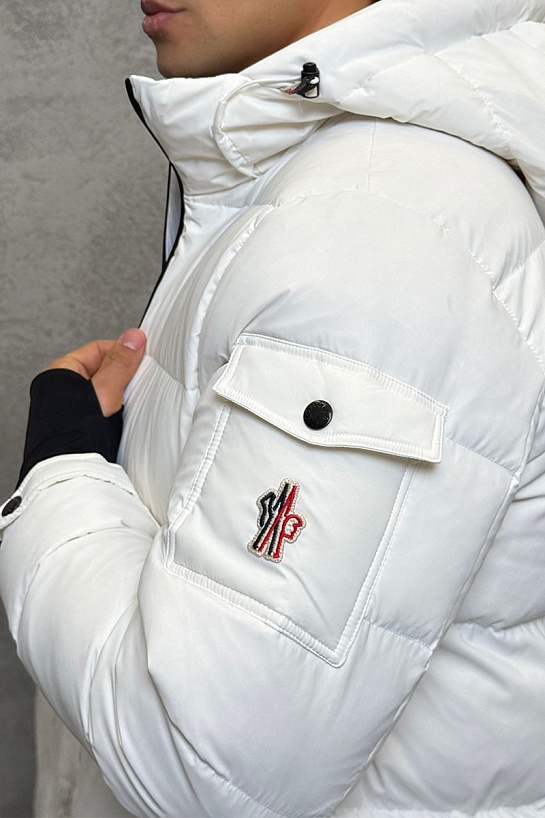 Мужской пуховик Moncler Grenoble - White