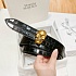 Кожаный ремень Alexander McQueen Skull Premium (ширина 3.5 см)