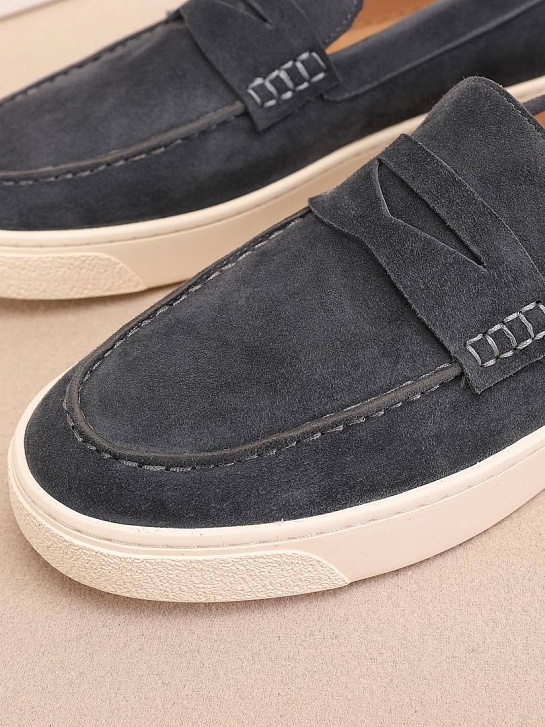 Мужские замшевые лоферы Brunello Cucinelli