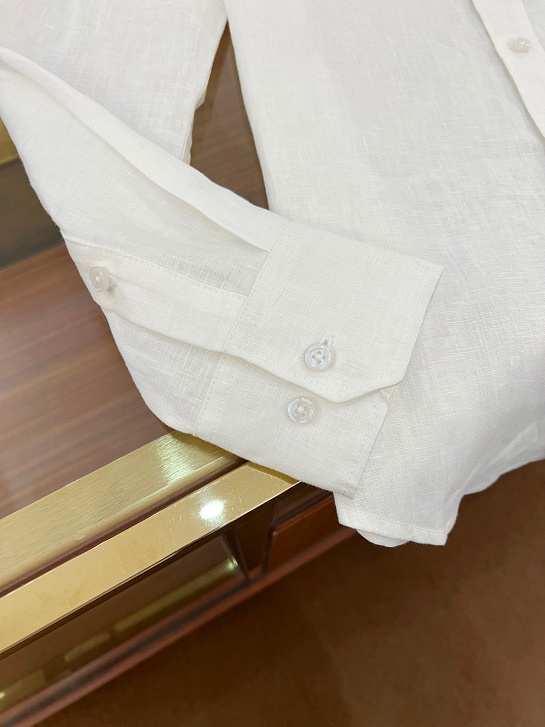 Льняная рубашка Dolce & Gabbana Premium - White