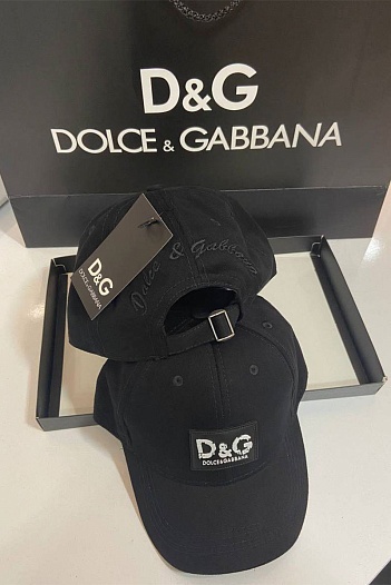 Чёрная бейсболка Dolce&Gabbana   