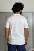 Футболка белого цвета Hugo Boss Dakaishi double logo