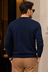 Мужской тёмно-синий джемпер Burberry TB logo-embroidered