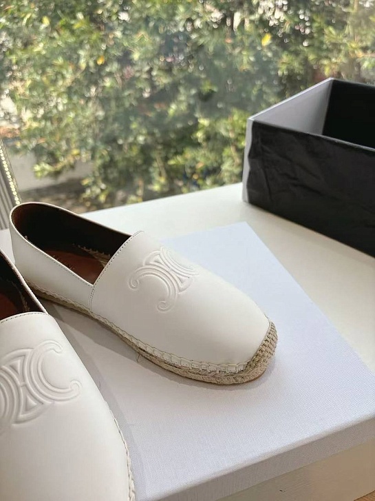 Женские эспадрильи Celine Premium - White