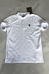Мужское поло Burberry TB logo-embroidered - White