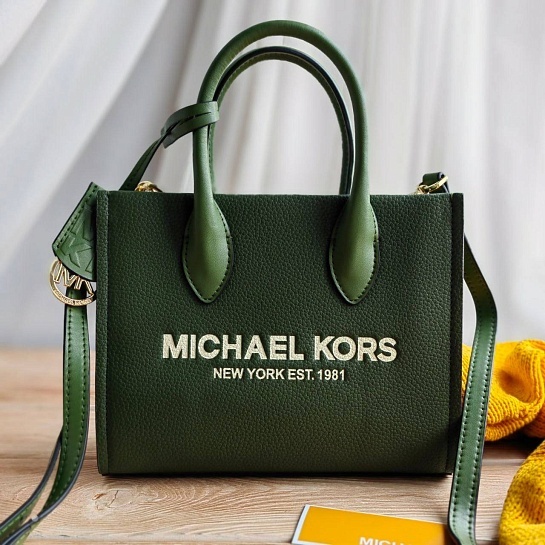 Кожаная сумка Michael Kors Mae Medium 24x19 см (5 расцветок)