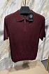Мужское поло Stefano Ricci бордового цвета