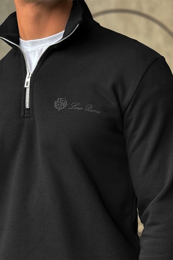 Кофта с высоким горлом Loro Piana - Black   