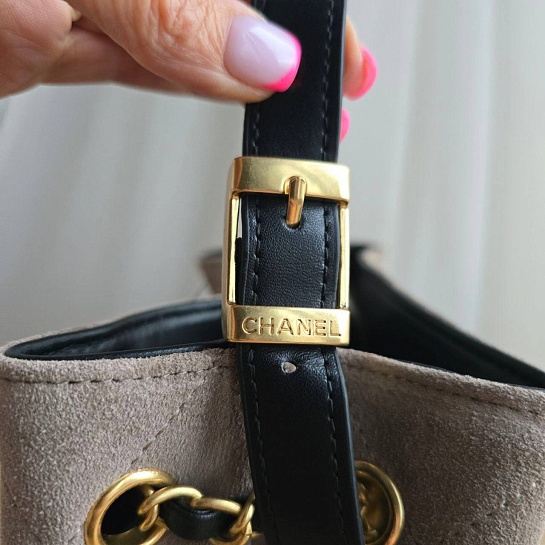 Женская комбинированная сумка Chanel 36x26 см