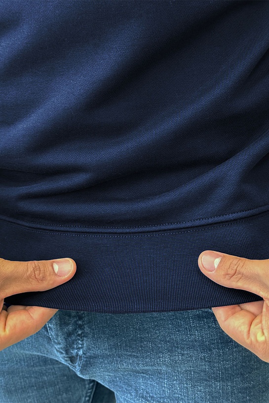 Синий свитшот Tommy Hilfiger logo-print