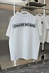 Белая оверсайз футболка Chrome Hearts Premium