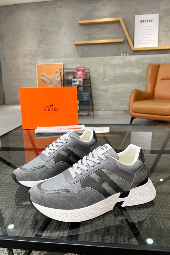 Мужские кроссовки Hermes - Grey