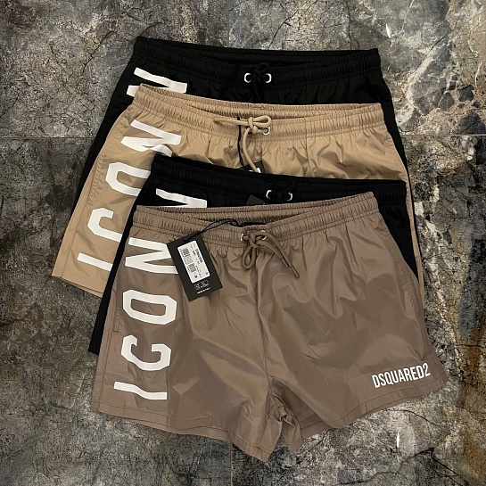 Мужские шорты Dsquared2 "ICON" - Brown
