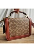 Женская сумка Coach Riley monogram crossbody 22x17 см (2 расцветки)