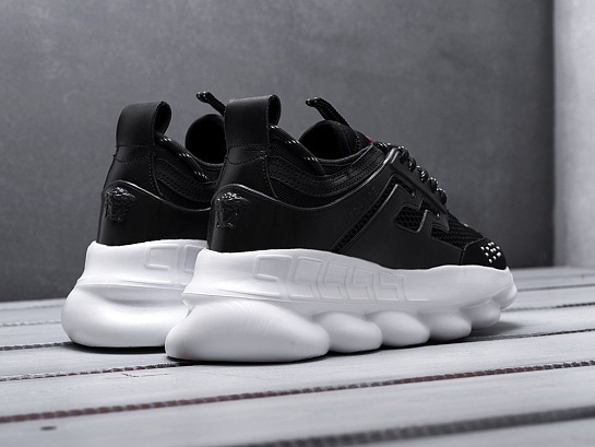 Кроссовки Versace Chain Reaction 2 Chainz - Black / White